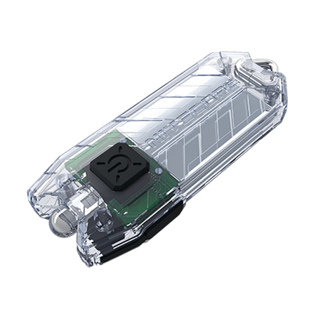 NITECORE TUBE v2.0 55 Lumen USB Rechargeable Keychain Flashlight (Transparent) Tube v2.0